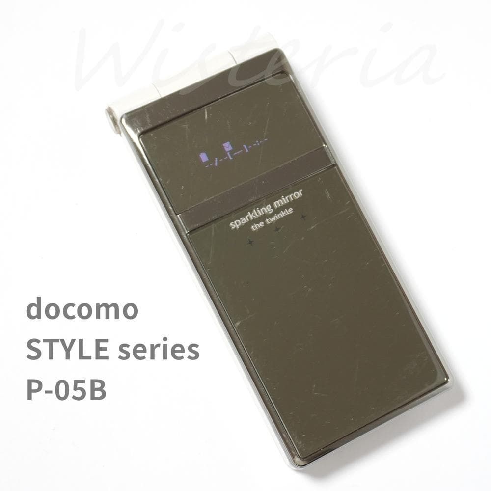 docomo P-05B ホワイト FOMA 3G ガラケー ワンセグ搭載 pop'n music