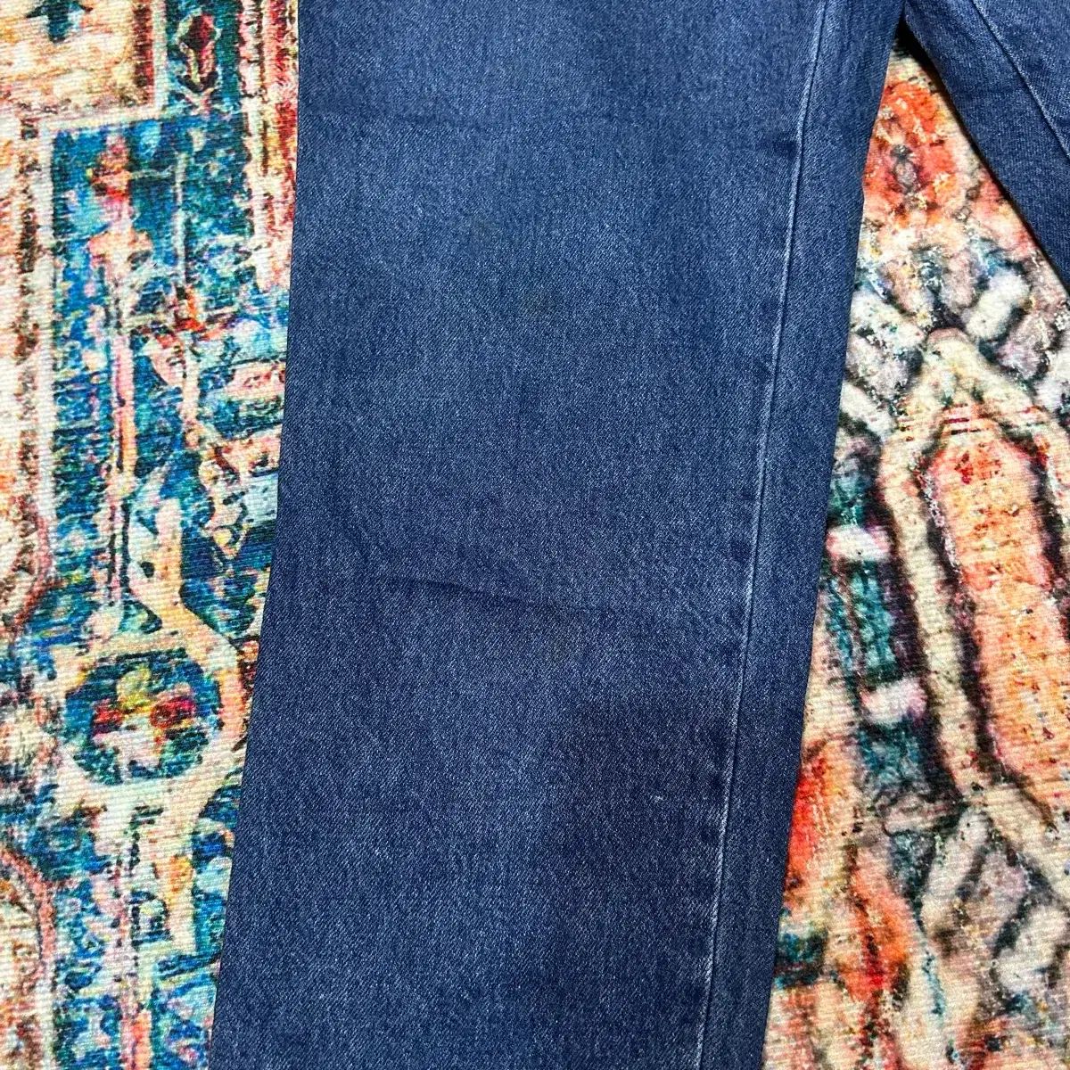  28 90 s イヴ サンローラン 刺繍 デニムパンツ その他 デニム ジーンズ