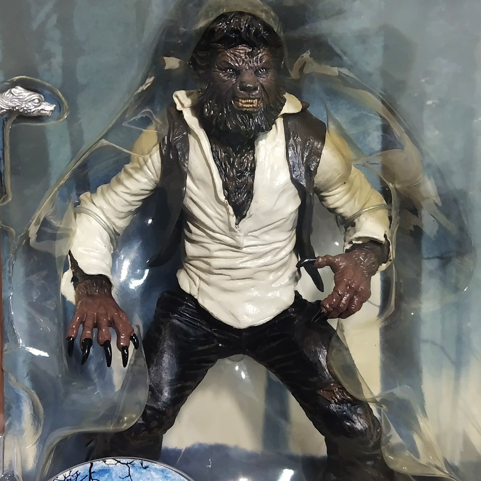 デッドストック品　The Wolfman 可動式フィギュア 新品 】【 送料無料 】 ウルフマン フィギュア メズコトイズ 映画 The