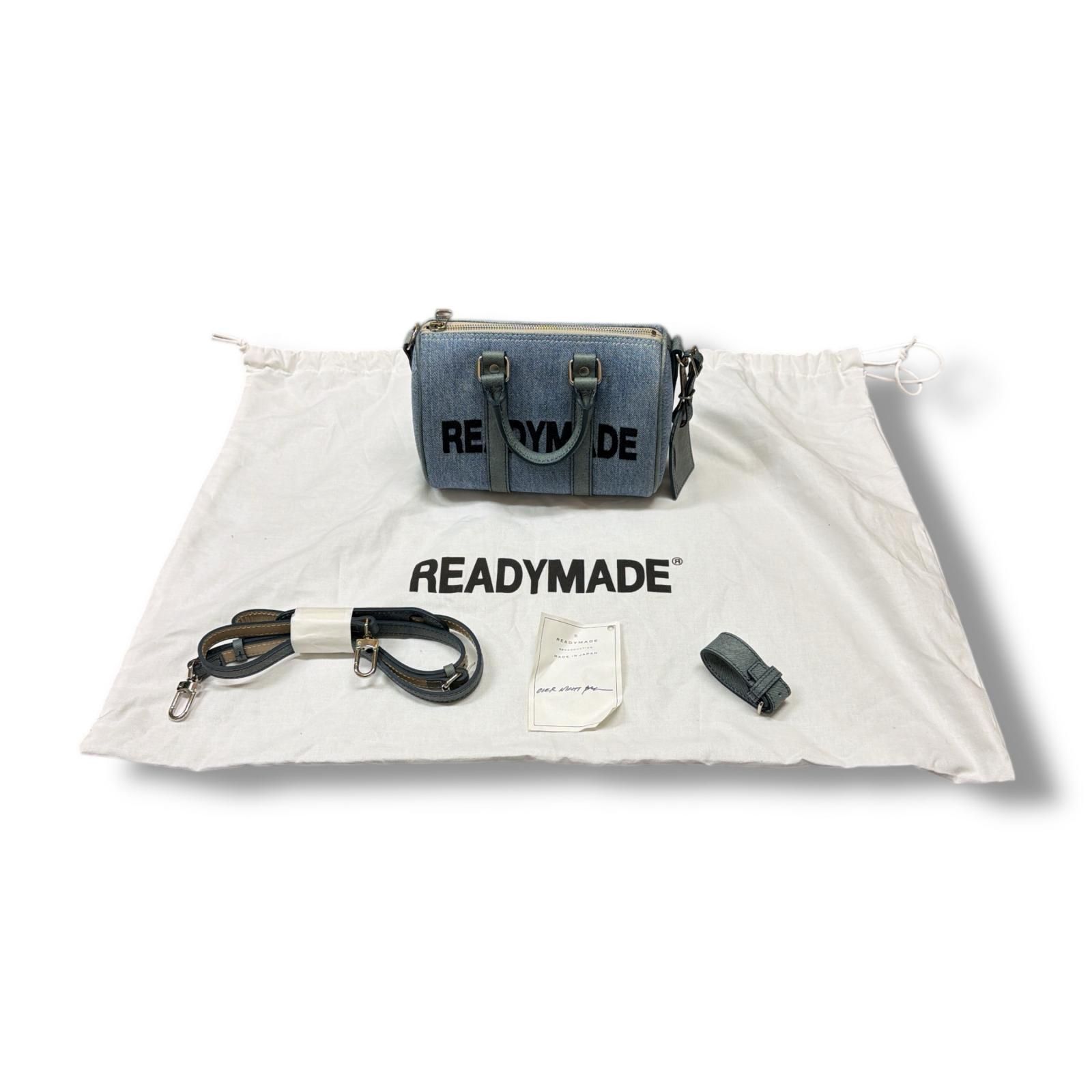 参考上代143000円 READYMADE DENIM OVERNIGHTBAG NANO デニムオーバー