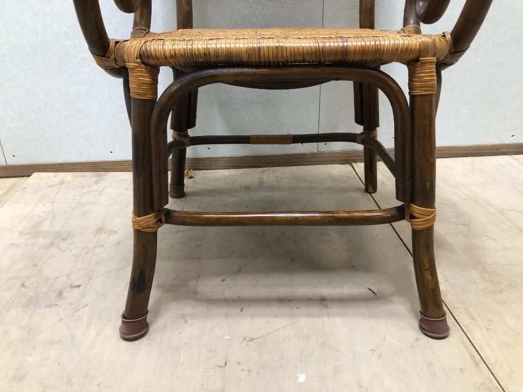 ラタンチェア イス ヴィンテージ ラタン 藤家具 250226-3 - メルカリ