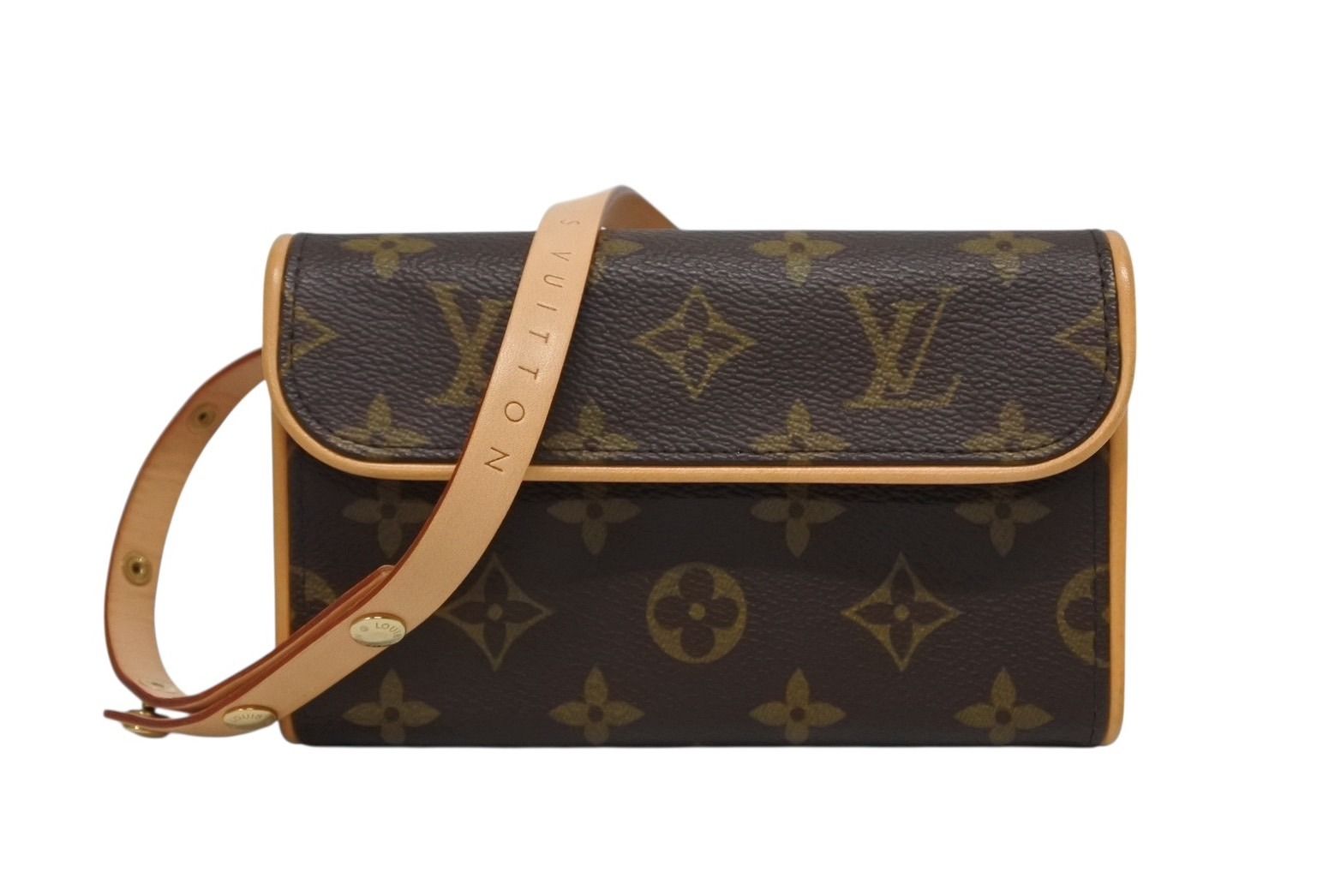 LOUIS VUITTON ルイヴィトン ウエスト ショルダーバッグ M 51855 モノグラム ポシェットフロランティーヌ ブラウン 4 b 010976