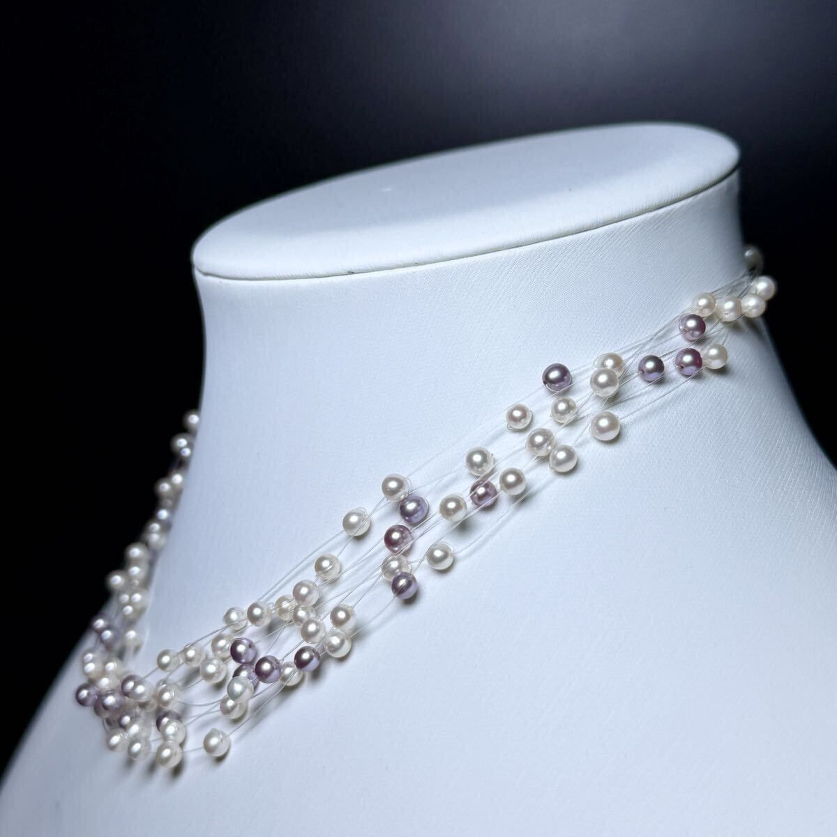 K18TASAKI⁄タサキ リアルパール ナイアガラ ネックレス 41 美品 TASAKI 