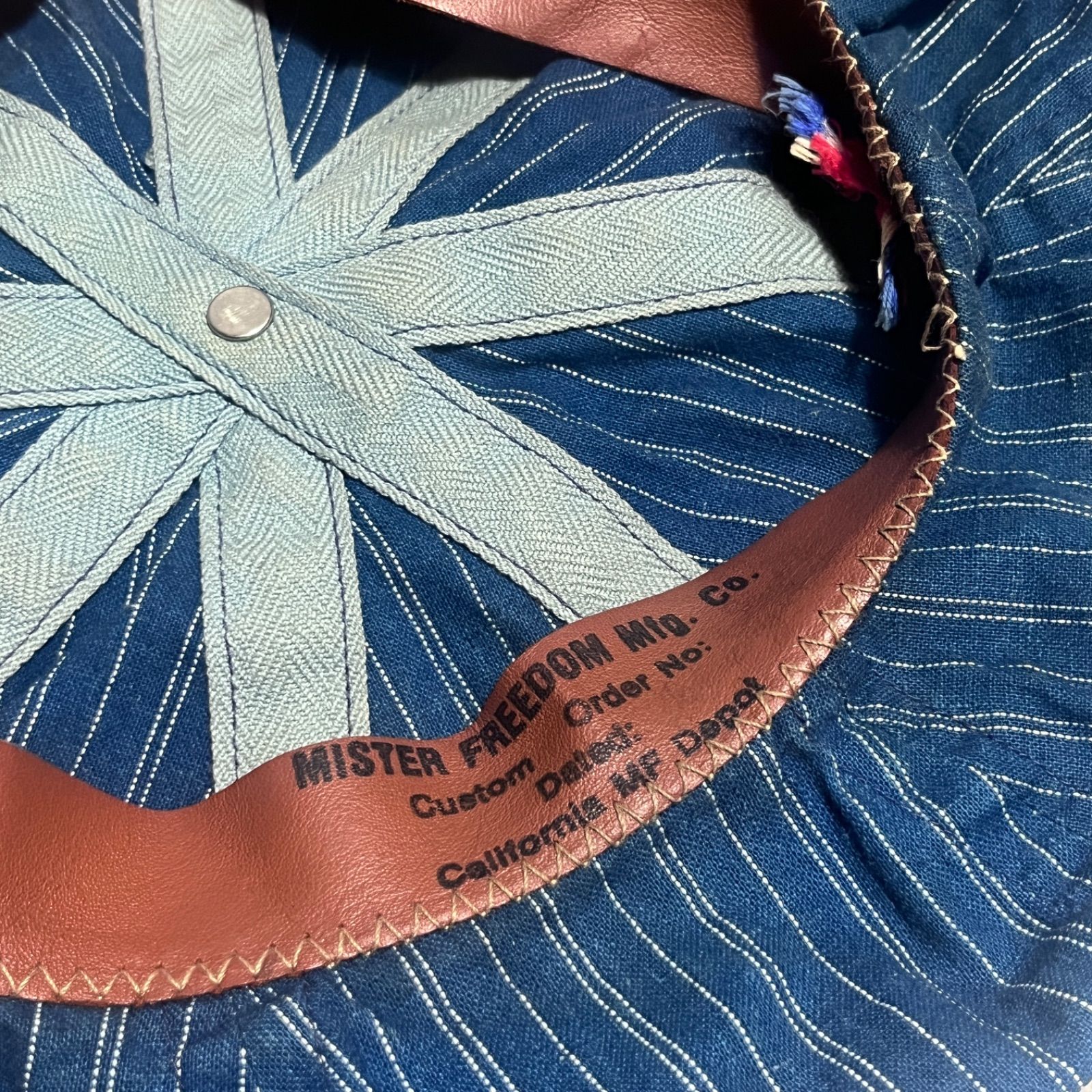 ジョニーデップ着用 ミスターフリーダム インディゴ キャスケット