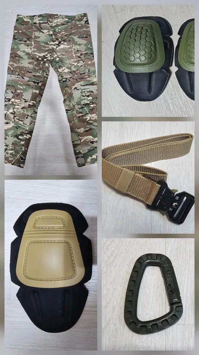 コンバット パンツ G 3 CPパータン XXL 膝サポーター ベルト カラビナ