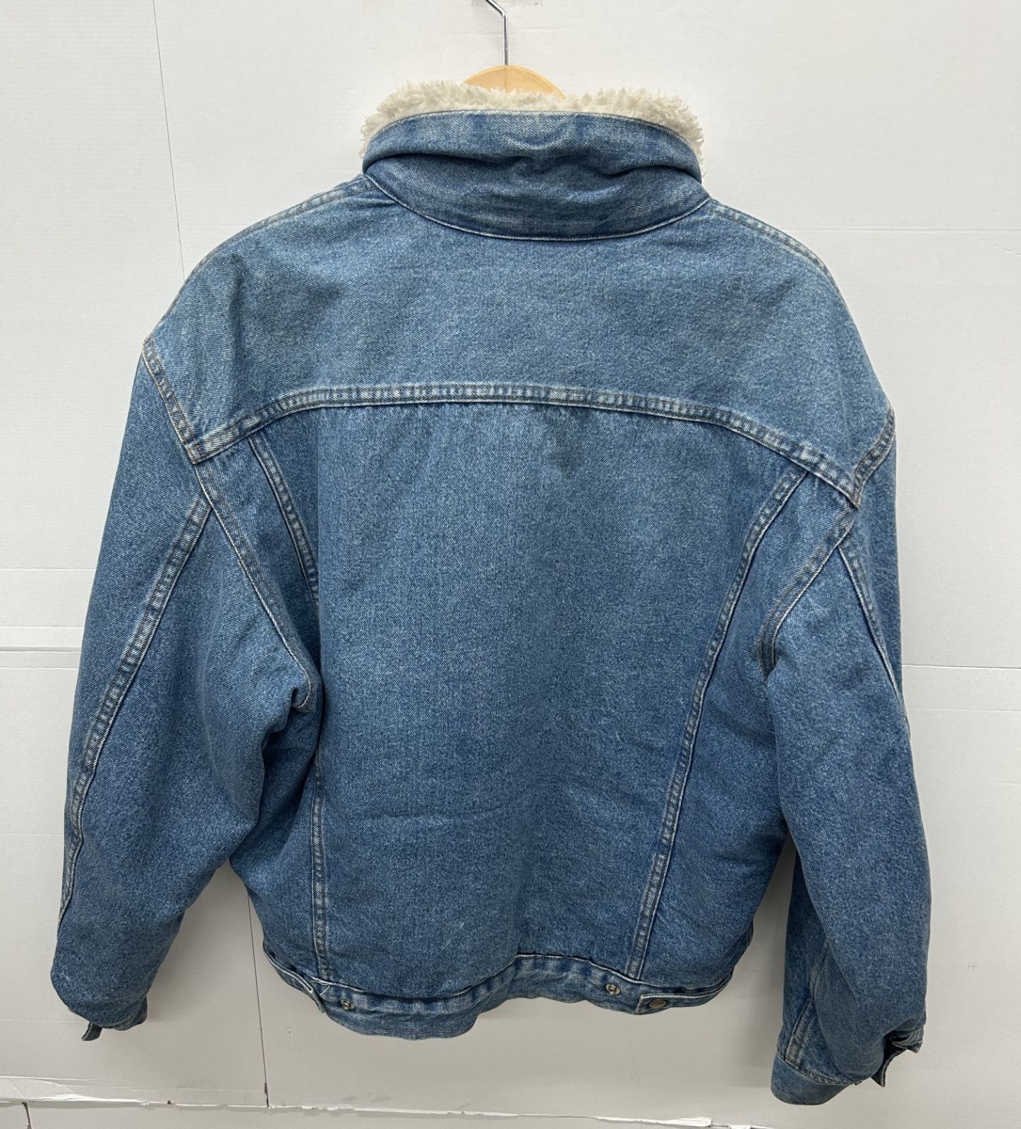 00年代 Wrangler ラングラー コーデュロイ襟 デニムボアジャケット 