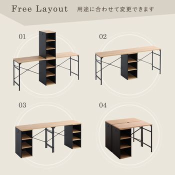 ヴィンテージツインデスク90×90cm - メルカリ