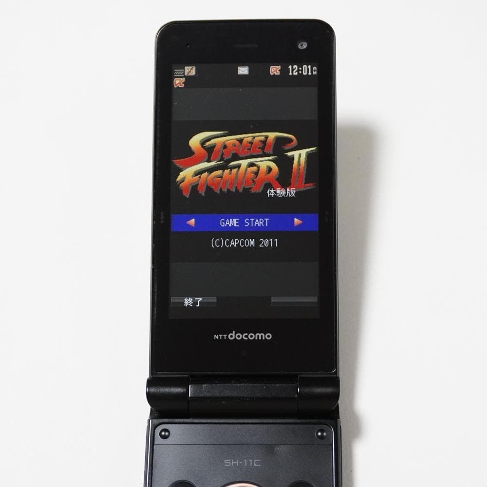 docomo SH-11C Black FOMA 3G ガラケーストリートファイターⅡ など i