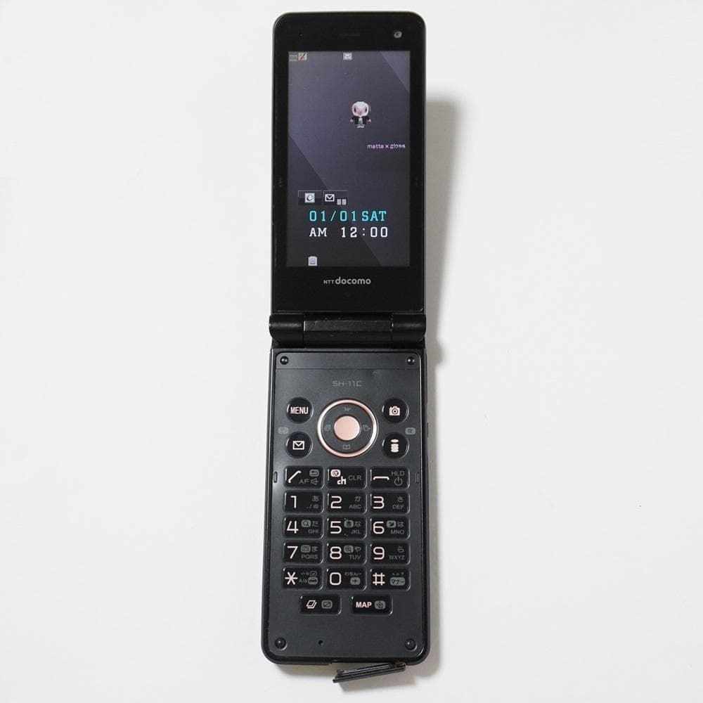 docomo SH-11C Black FOMA 3G ガラケーストリートファイターⅡ など i