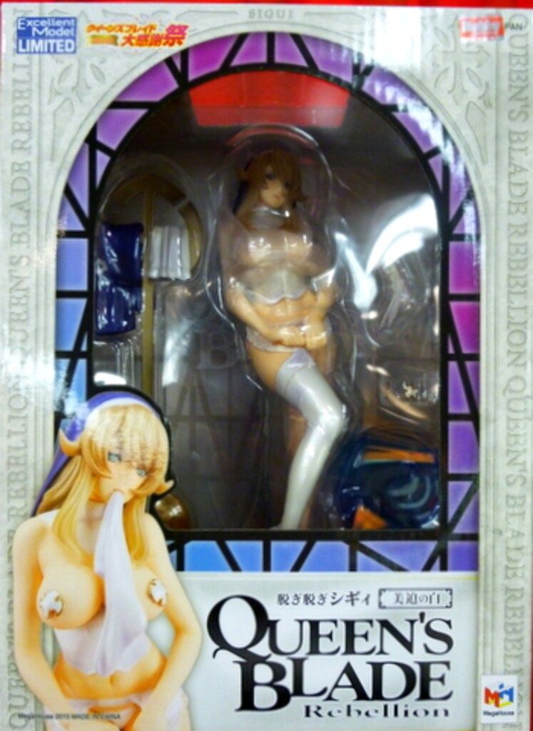 メガハウス 大感謝祭/クイーンズブレイド 脱ぎ脱ぎシギィ 美迫の白 下敷付き