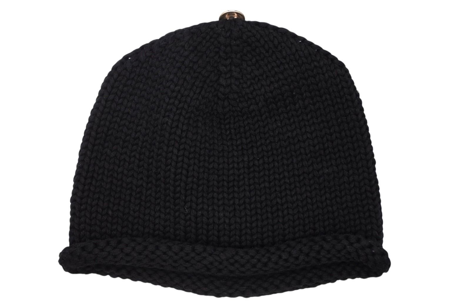 未使用 CHROME HEARTS クロムハーツ クロスパッチ ニットキャップ