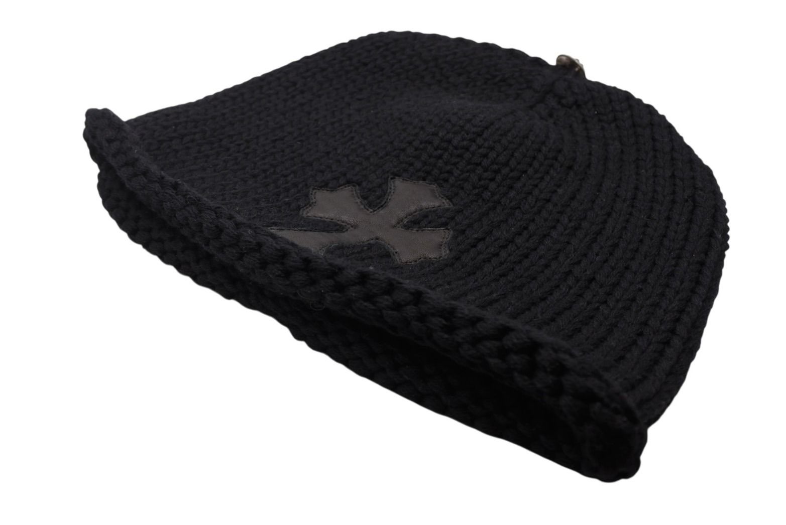 未使用 CHROME HEARTS クロムハーツ クロスパッチ ニットキャップ