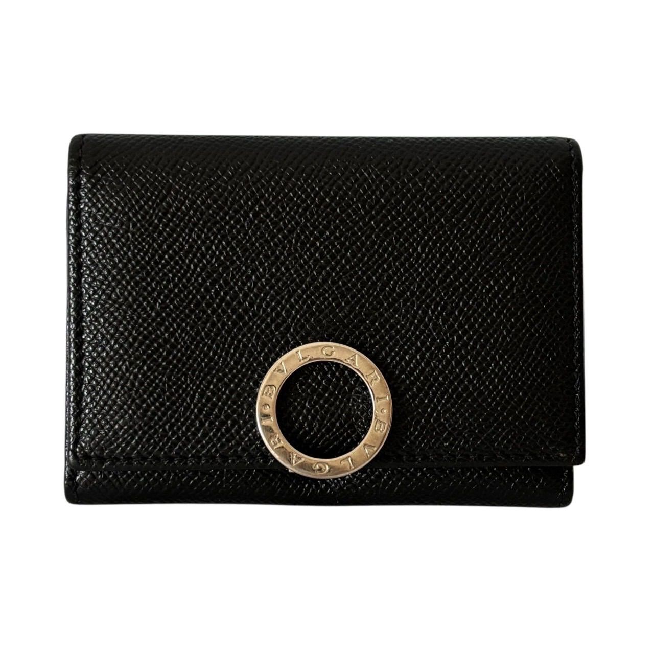美品】BVLGARI ブルガリ カードケース パスケース 名刺入れ 二つ折り 