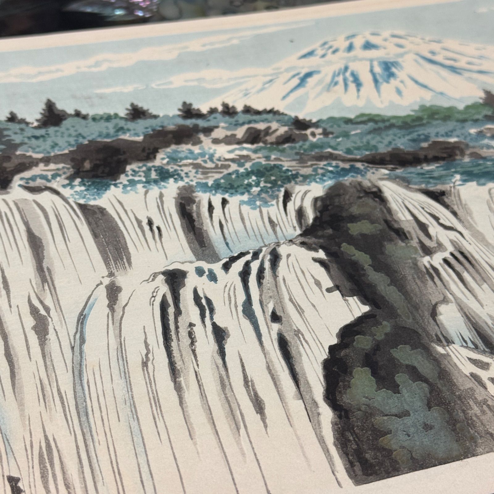 木版画 徳力富吉郎