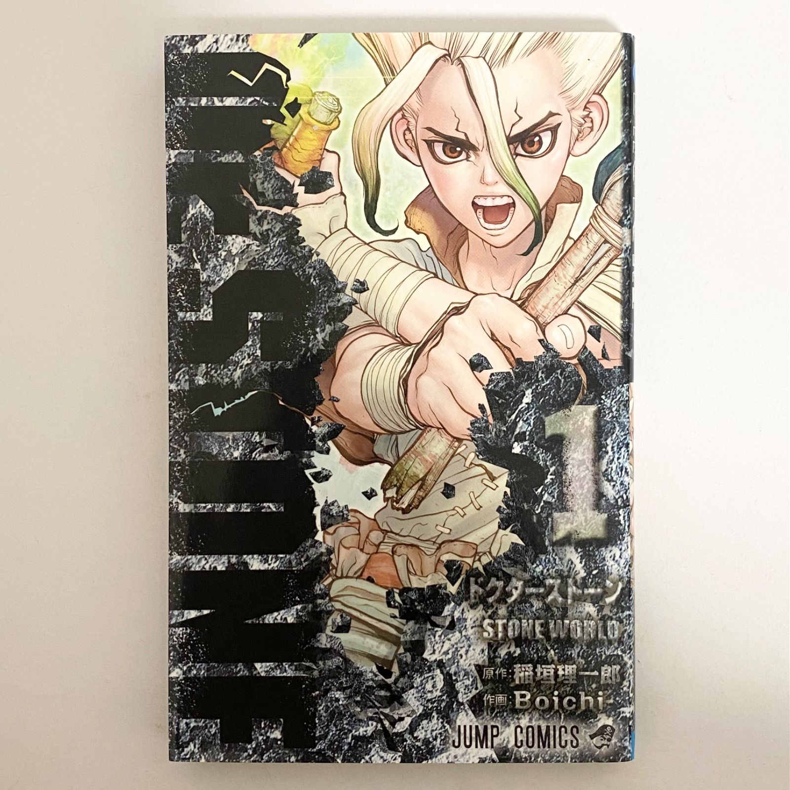 中古本（初版）Dr.STONE 1巻 Boichi 稲垣理一郎 集英社 少年ジャンプ 