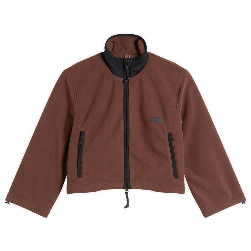 スキムズ レディース アウター ジャケット ブルゾン フリース SKIMS Fleece Lounge Shrunken Zip Up Jacket Cocoa ココア