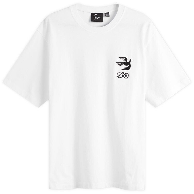 バイ パラ メンズ トップス Tシャツ ロゴ By Parra Infinite Bird Logo TShirt White ホワイト