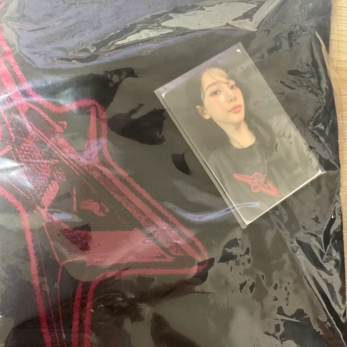 aespa エスパ カリナ LEE リッチマン ロング Tシャツ トレカ