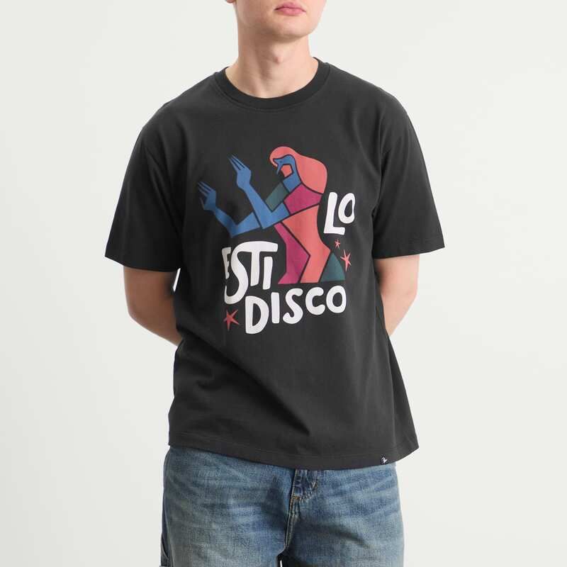 バイ パラ メンズ トップス Tシャツ By Parra El Stilo Disco TShirt Black ブラック