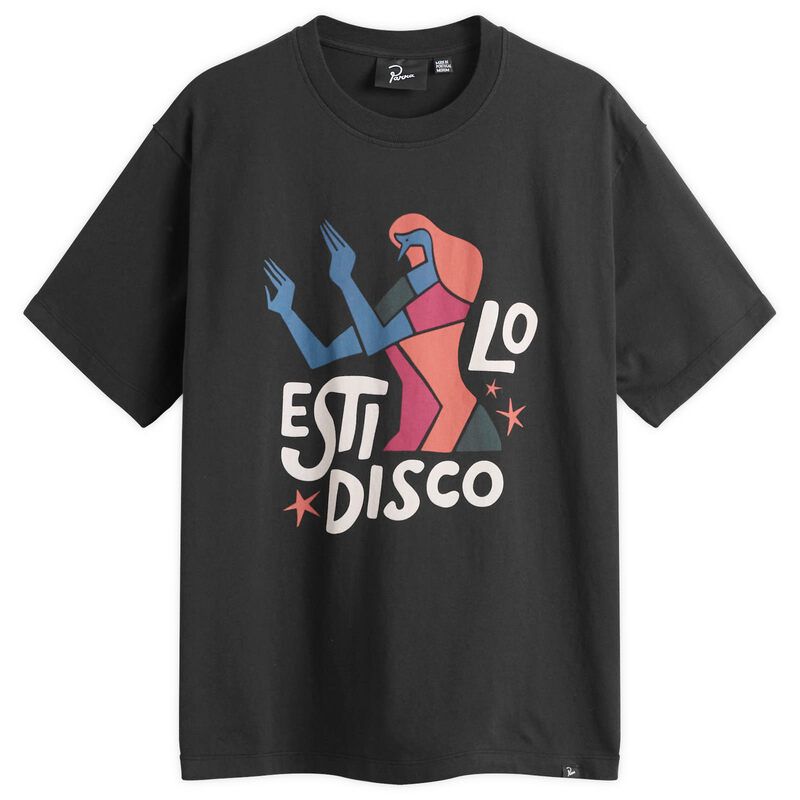 バイ パラ メンズ トップス Tシャツ By Parra El Stilo Disco TShirt Black ブラック
