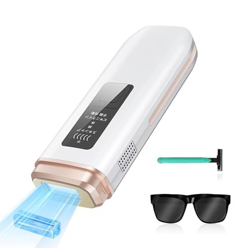 Ni Zmir脱毛器 2025最新HIPL光脱毛器 サロン級無痛脱毛機 瞬間10℃サファイア冷却技術 メンズ髭 VIOライン 全身対応 照射回数無制限 8分高速全身脱毛 男女兼用 保護眼鏡＆カミソリ付き PSE認証済 日本語説明 f 088 ad 6 d