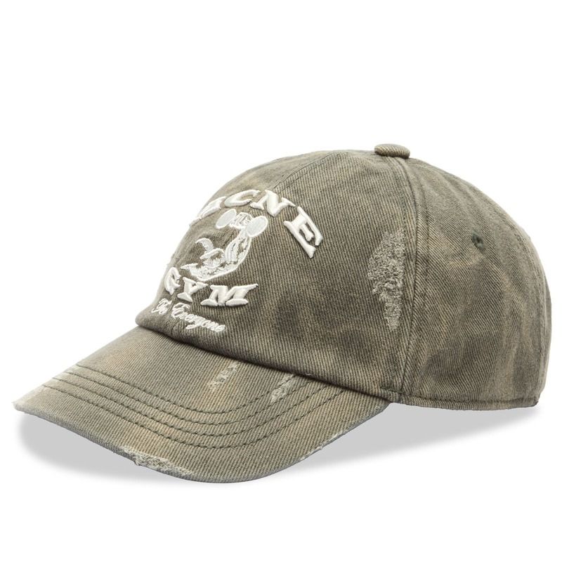 アクネ ストゥディオズ メンズ アクセサリー 帽子 キャップ Acne Studios Cuddy Pink Gym Cap Asphalt Grey グレー