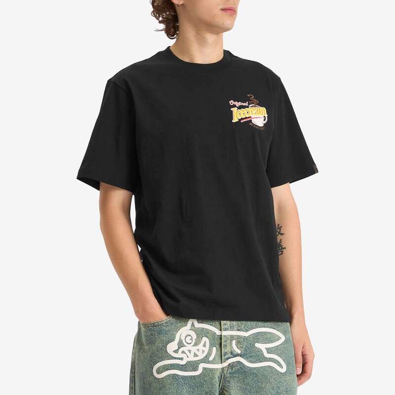 アイスクリーム メンズ トップス Tシャツ ICECREAM Diner Coffee TShirt Black ブラック