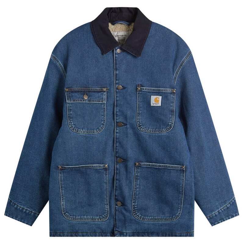 カーハート メンズ アウター コート デニム Carhartt WIP Denim OG Chore Coat Blue Stone Washed ブルー