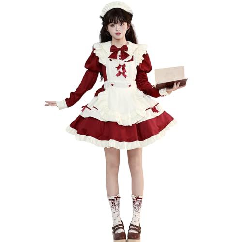 CR ROLECOS メイド服 コスプレ 大きいサイズ リボン メイド コスプレ衣装 可愛い めいど 制服 仮装 レディース maid cosplay cute 撮影 イベント 展開po 9 f 866662
