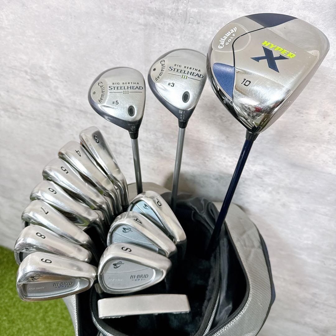 ゴルフクラブセット メンズ Callaway キャロウェイ HYPER X フルセット