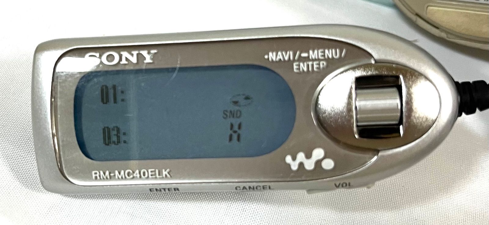 希少】SONY ジョグダイヤルリモコンRM-MC40ELK WALKMAN ソニー - メルカリ