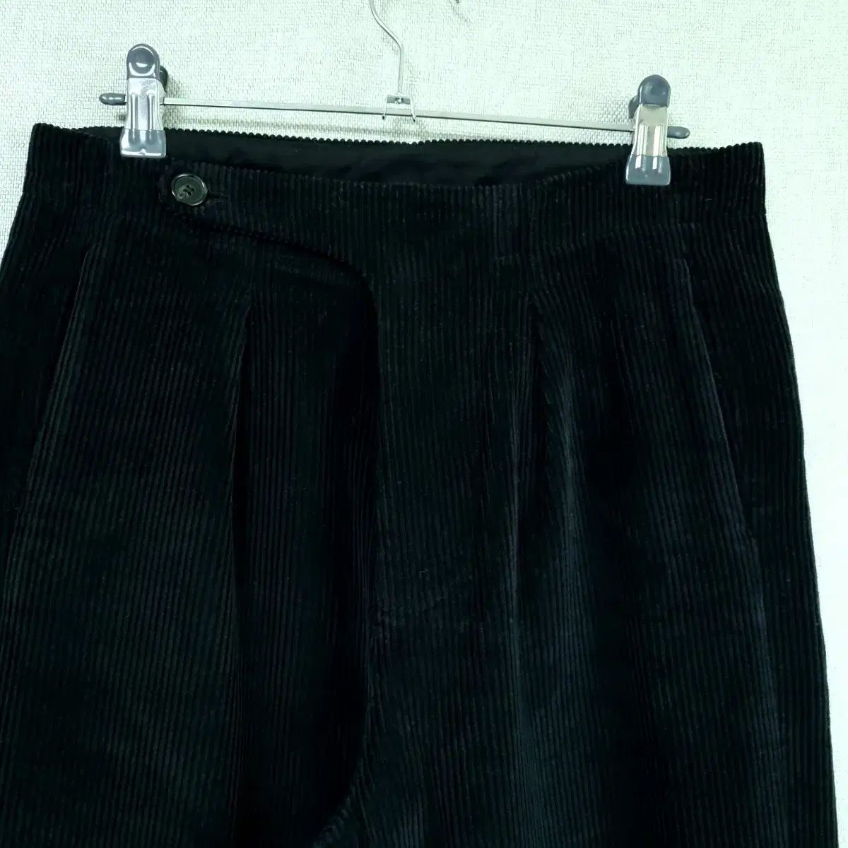 2 オーア コーデュロイ パンツ ブラック