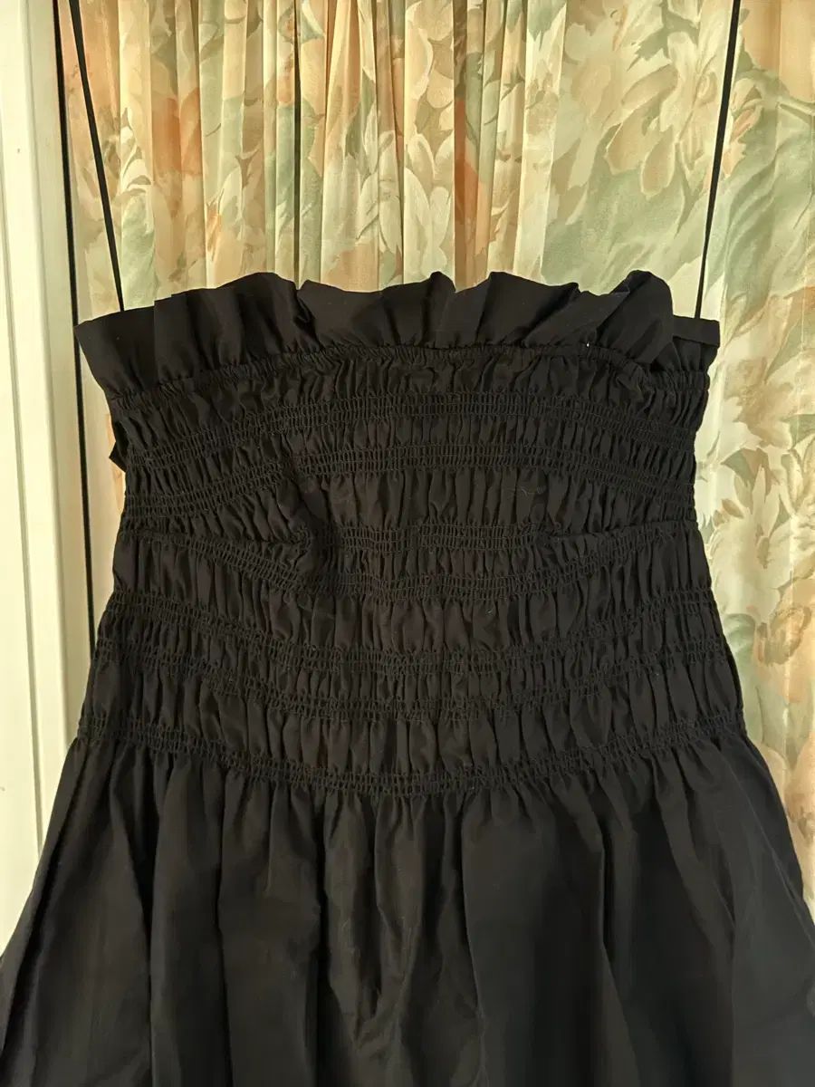 H M ブラック スモーク ロング ONE PIECE