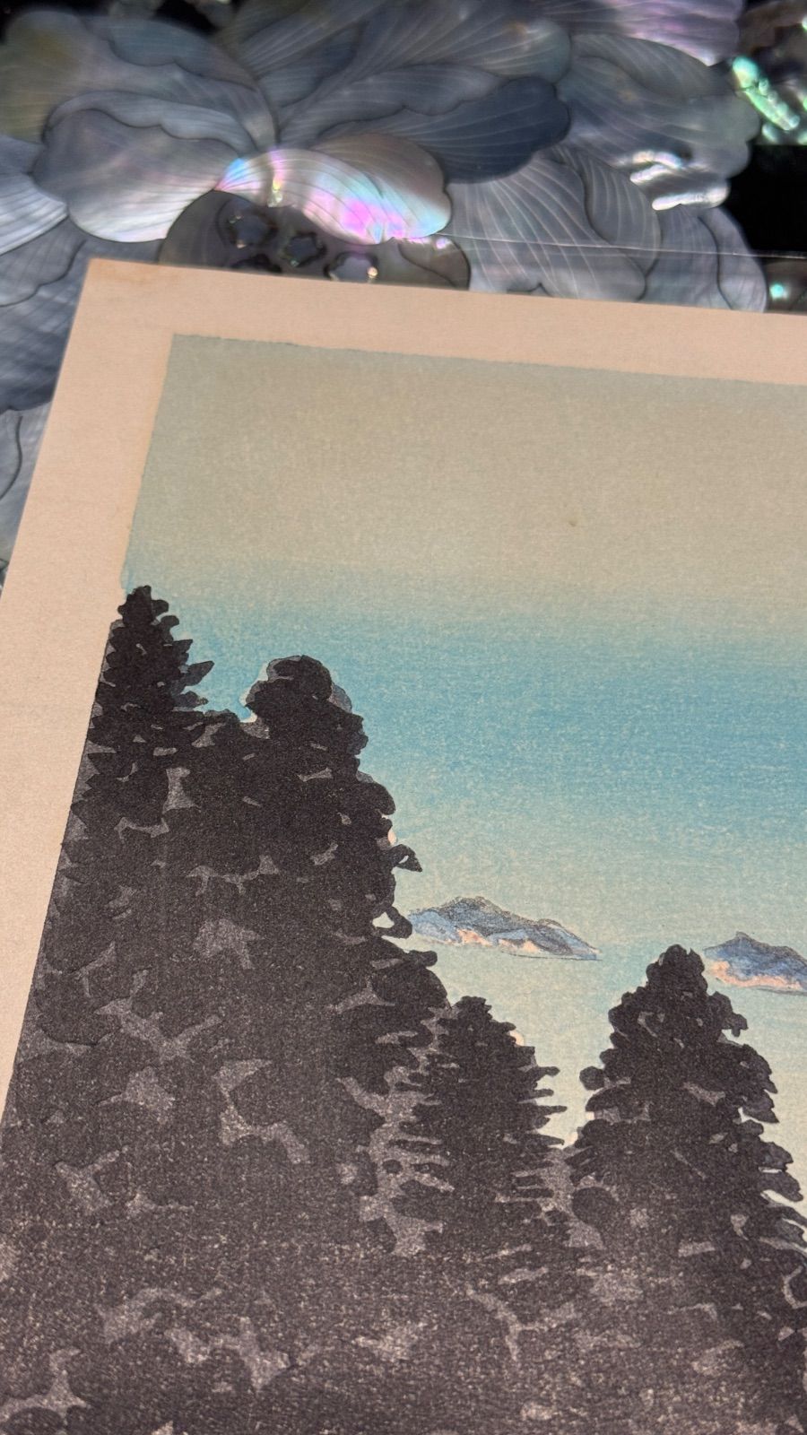 木版画 徳力富吉郎