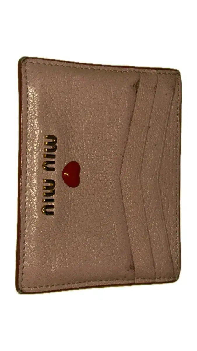 ミュウミュウ マドラスチェック ハート カード 財布 廃盤 商品