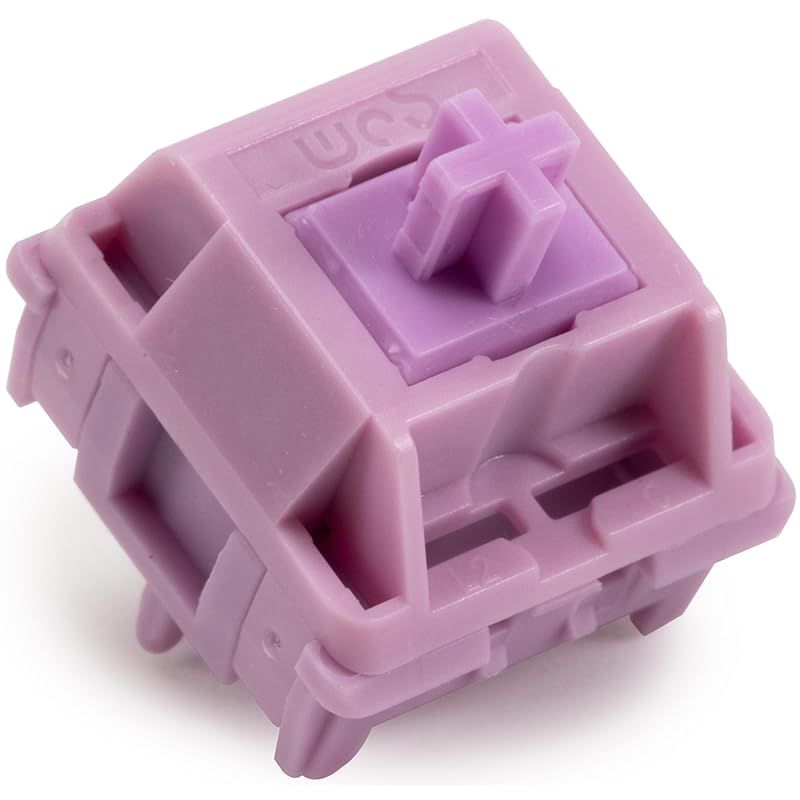 迅速発送】HMX Violet/JWK WOB/Kailh Cocoa リニア キースイッチ ルブ