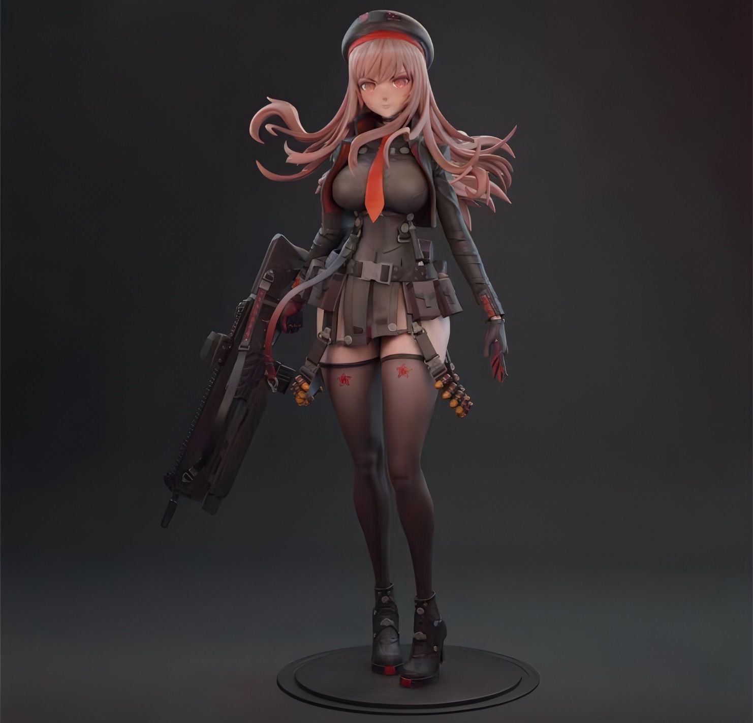 1/6 ガレージキット フィギュア 未塗装 NIKKE 勝利の女神 ラピ：レッド