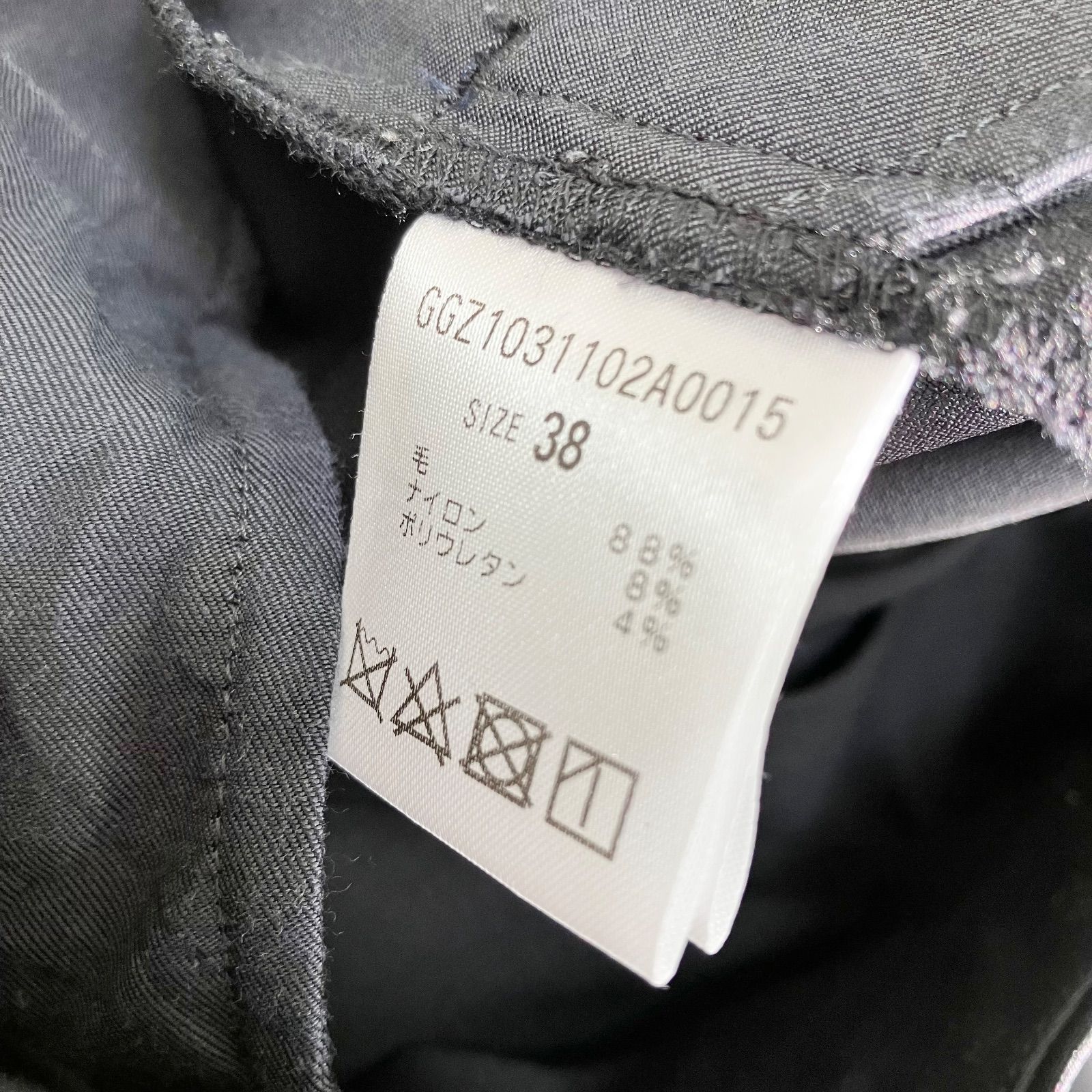 センタープレスワイドパンツ