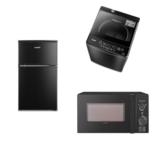 家電セット 3点 コンフィー COMFEE 冷蔵庫90 L? 洗濯機5 5 kg? 電子レンジ17 ターンテーブル 一人暮らし 新生活家電セットpo af 563 a 43