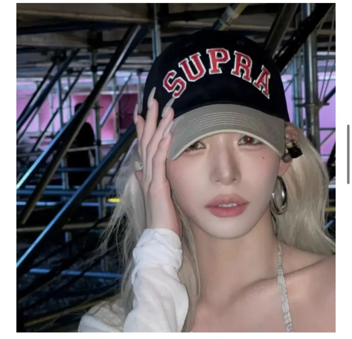 スープラ ベースボールキャップ イ チェヨン LEE CHAEYOUNG 帽子