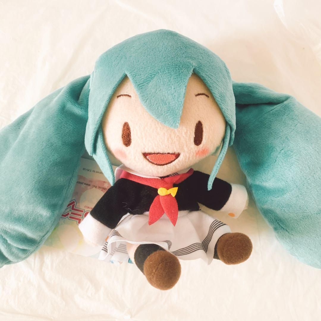 初音ミクシリーズ ふわぷち ミニぬいぐるみ 制服Ver. 最安値 プライズ