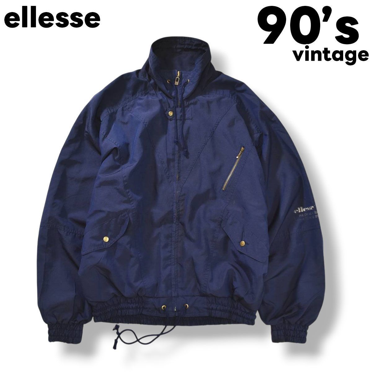 90sヴィンテージ エレッセ ellesse フルジップアップ ウィンド