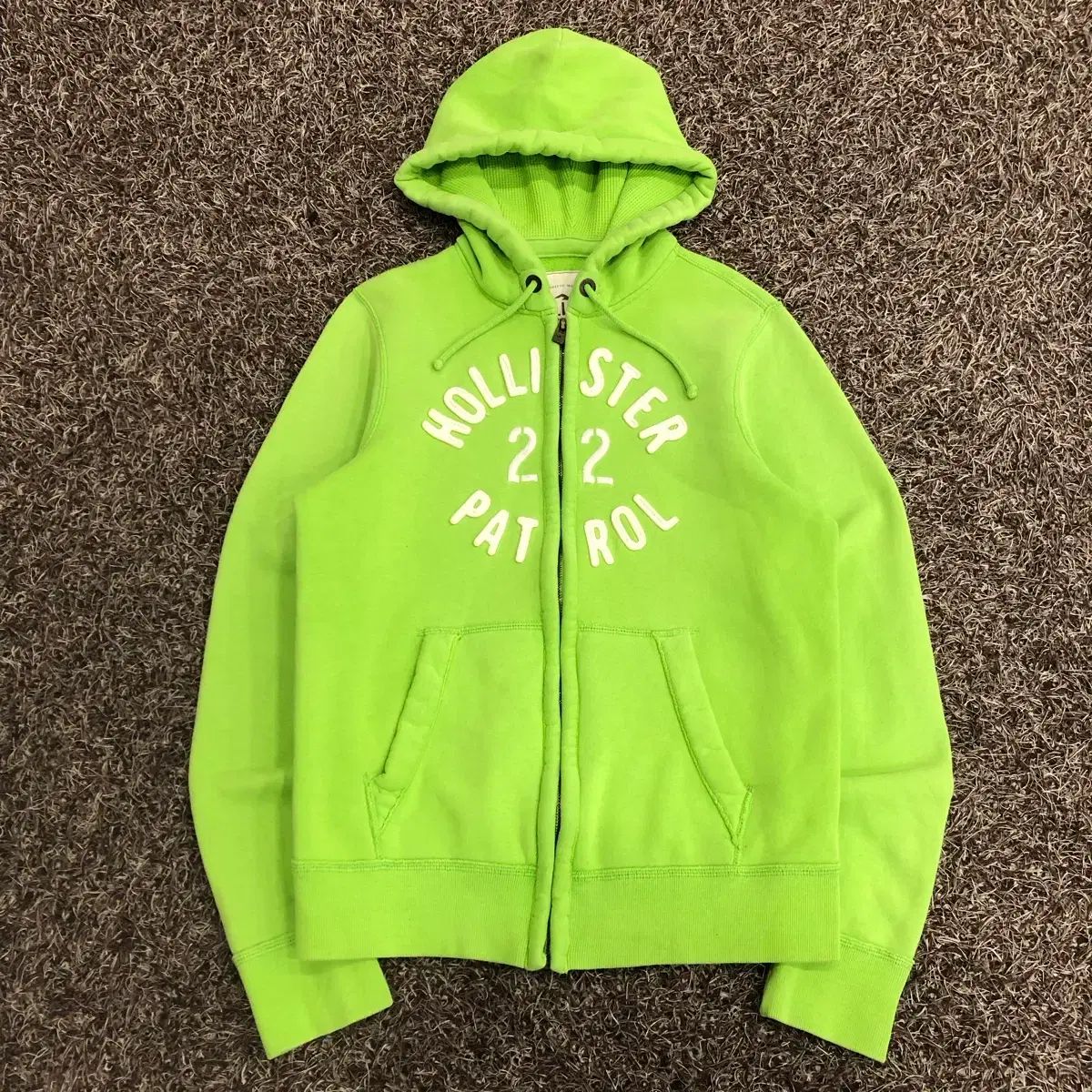 M ホリスター グリーン WHO ジップアップ