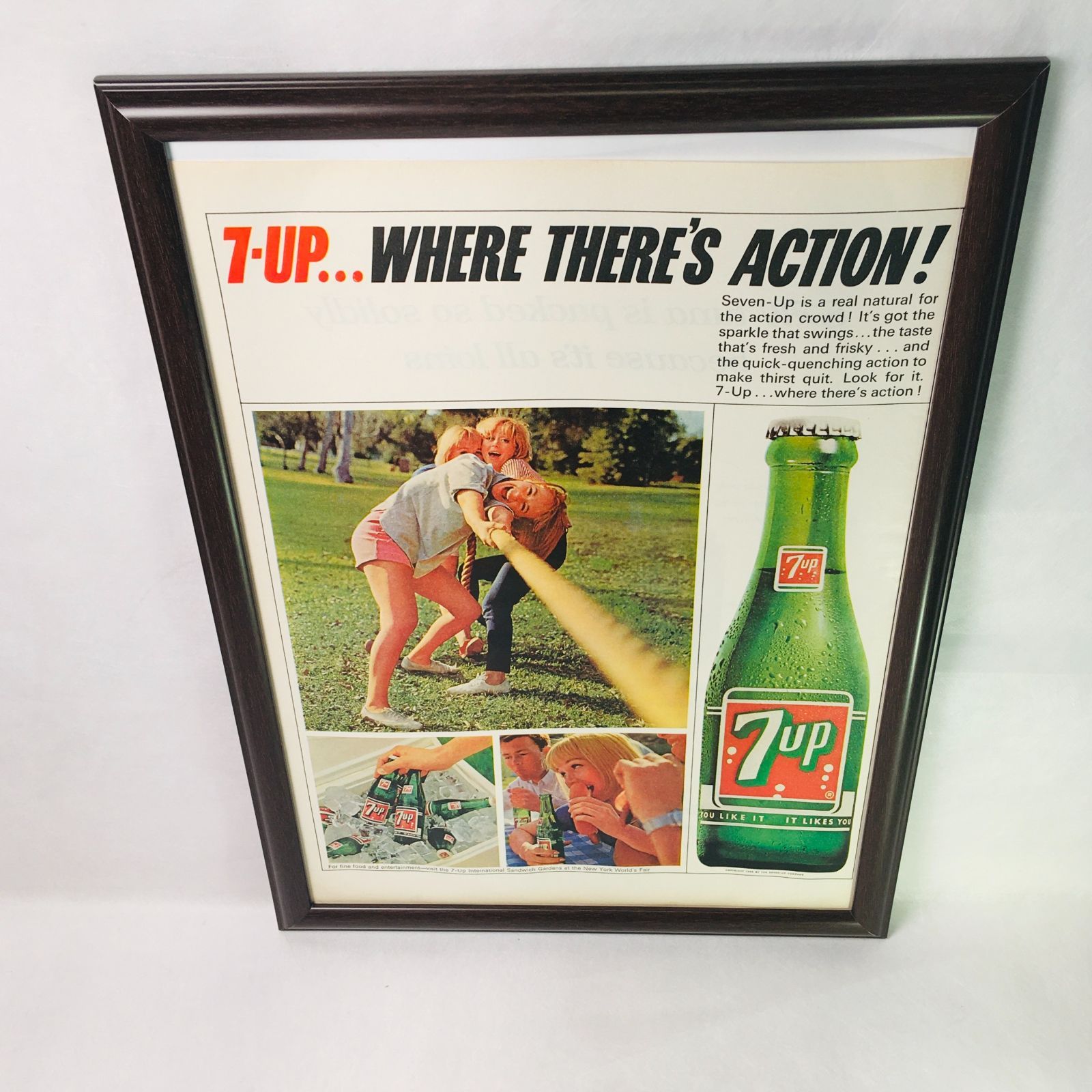 ビンテージ 広告 ポスター 『 7up (セブンアップ ) 』 50's・60's