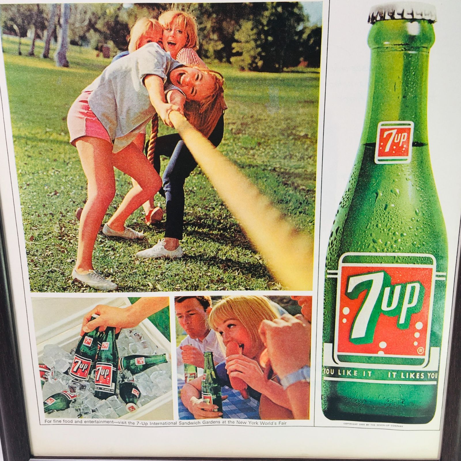 ビンテージ 広告 ポスター 『 7up (セブンアップ ) 』 50's・60's