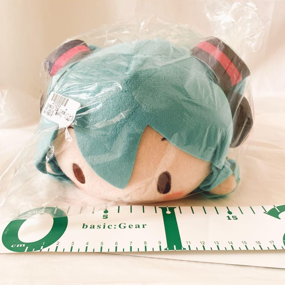 初音ミク ぬいぐるみ ふわぷち 寝そべりMサイズ 口笛 最安値プライズ