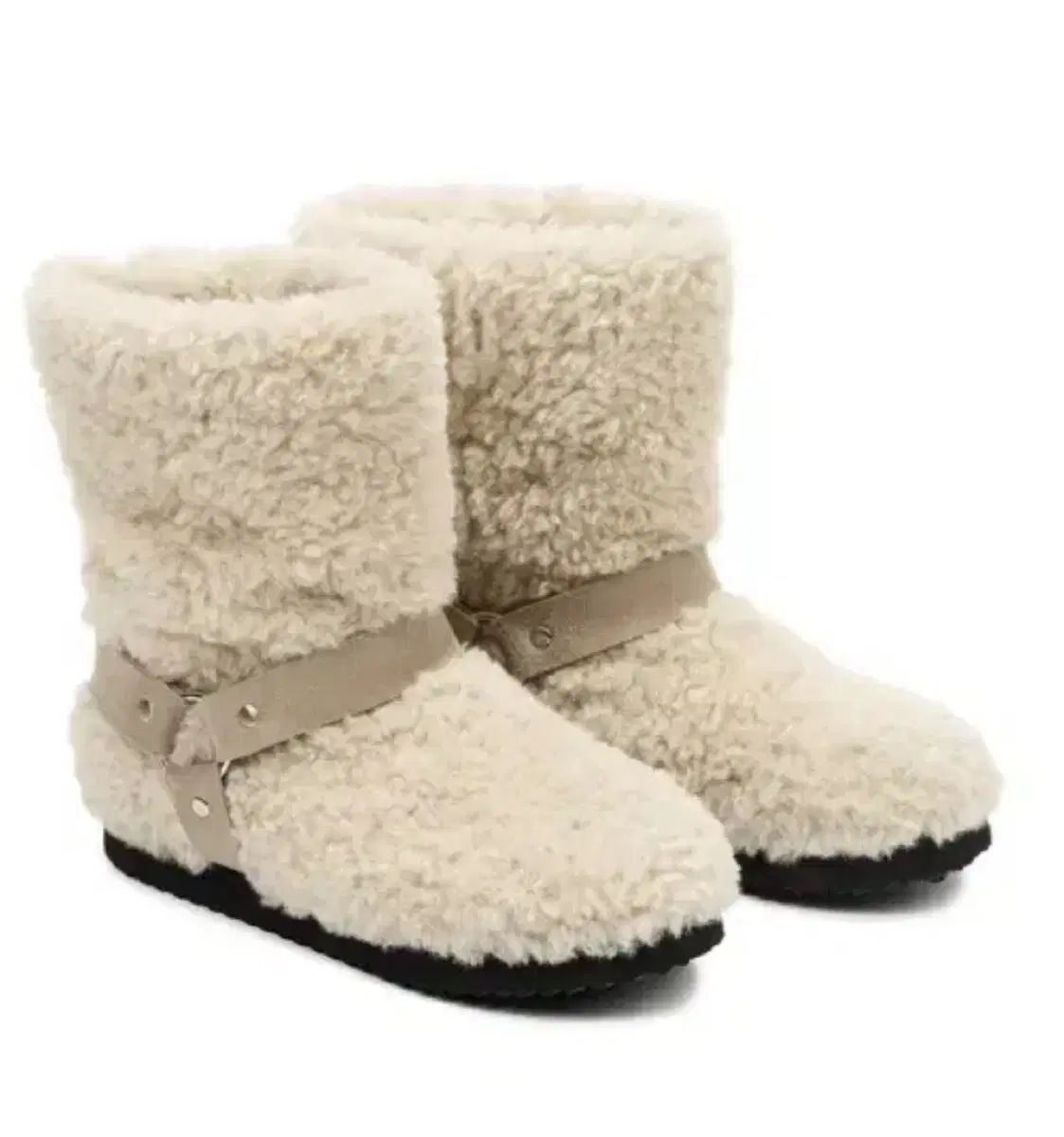 ダイニット ポンポン ファーブーツ ベージュ 250