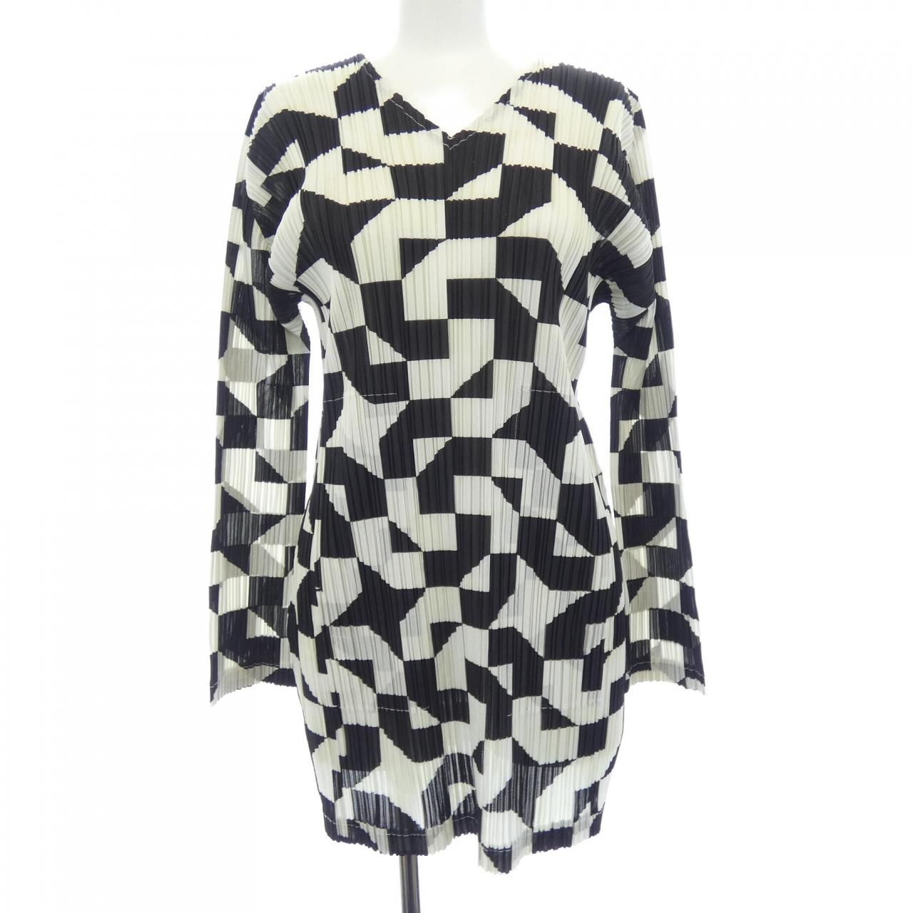 プリーツプリーズ PLEATS PLEASE 2016 幾何学 PP 63 JT 765 7571095 チュニック