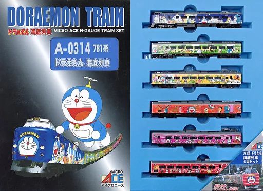 中古】鉄道模型 1/150 781系 ドラえもん 海底列車 6両セット