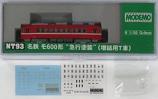 中古】鉄道模型 1/150 名鉄 モ600形 “急行塗装”(増結用T車) 「NT93